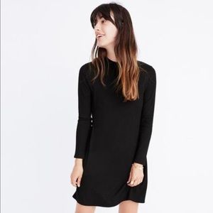 Black mock neck Madewell dress
